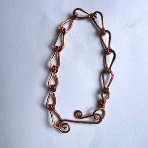 Handmade copper wire bracelet